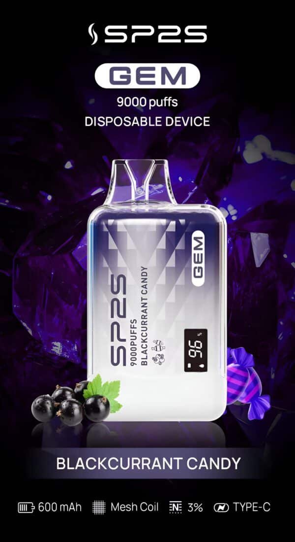SP2 煙彈 SP2S GEM 9000 PUFFS 思博瑞抛棄式電子煙 711到付