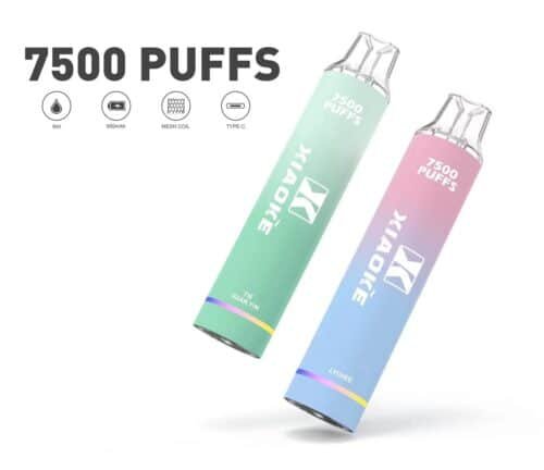 XIAOKE 梟客 7500 PUFFS 抛棄式  發光可充電一次性  買10送1