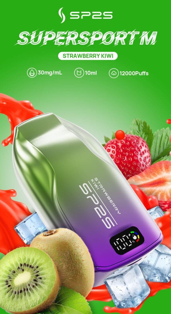 新品上市 澳洲版 SP2S 9000 PUFFS 一次性抛棄式電子煙 帶顯示屏可充電